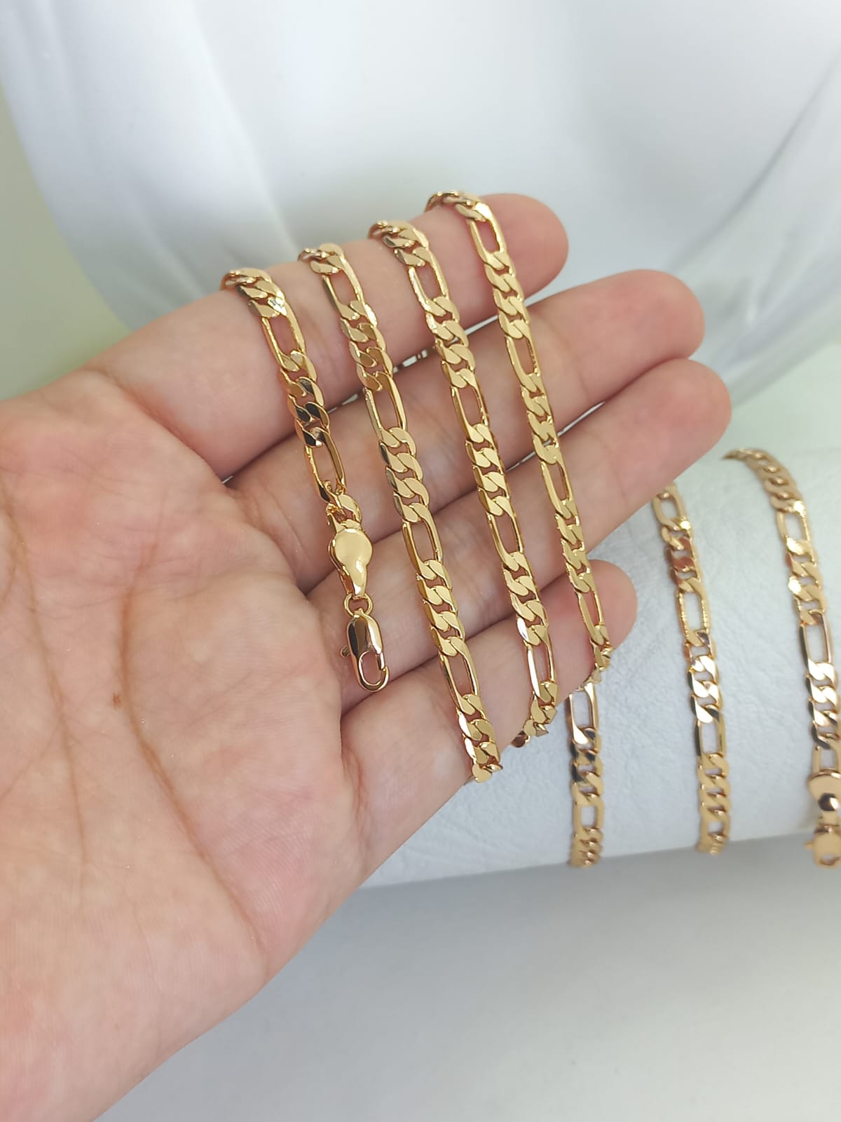CADENA CARTIER 3X1 4.5MM 60CM ROSE