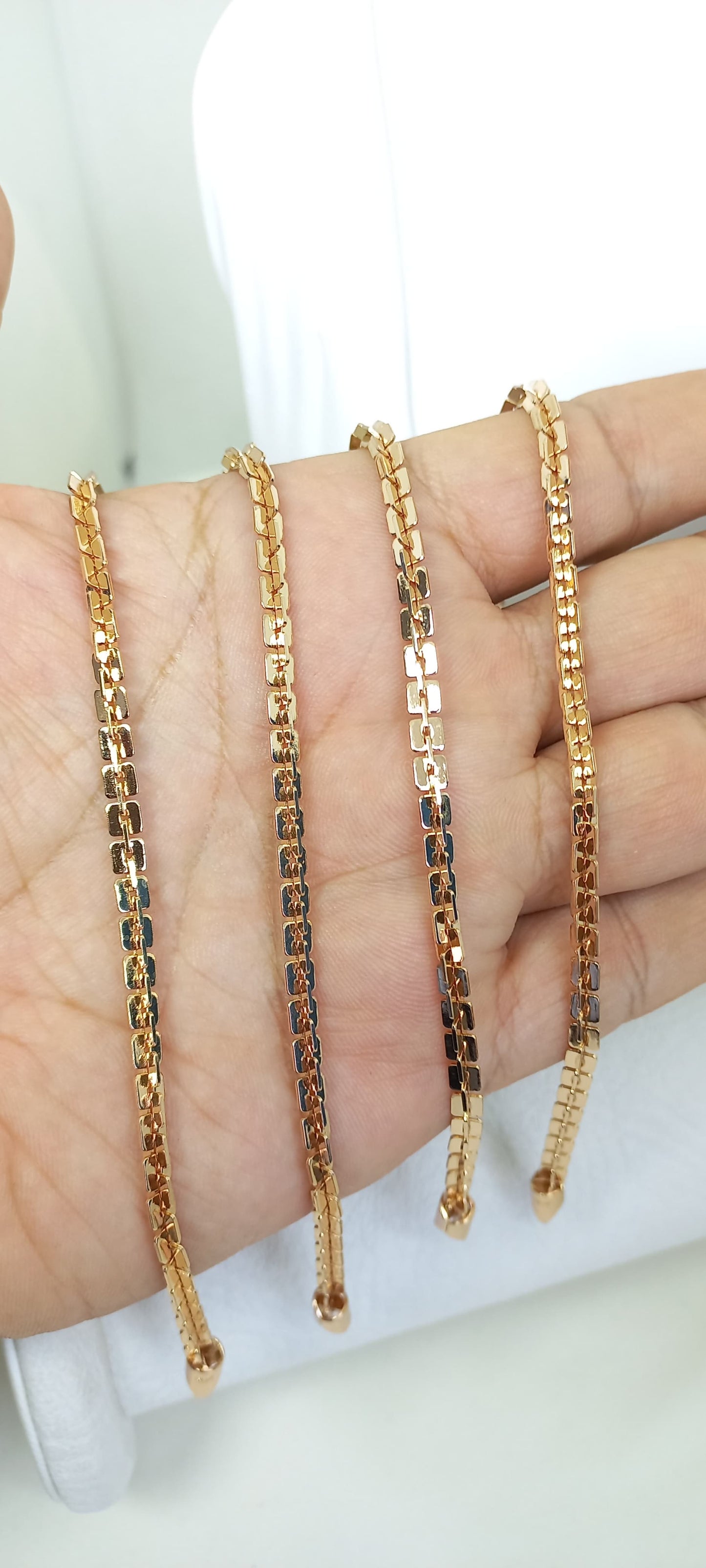 PULSERA VENECIANA CUBOS 20CM