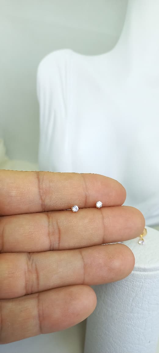 TOPO CIRCON REDONDO CRISTAL 0.5MM