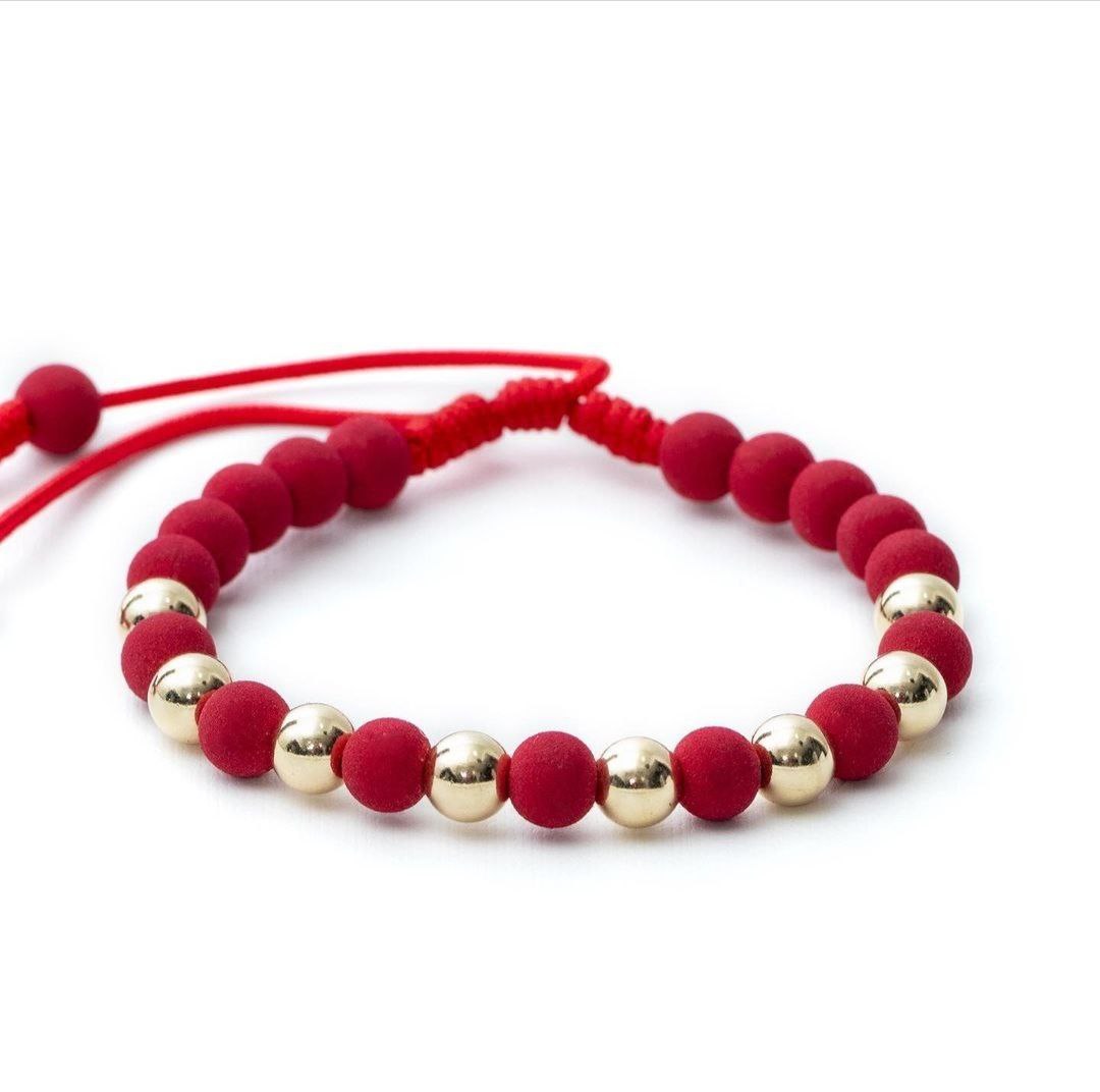 PULSERA NEO BALIN 6MM LAMINADO DE 18K