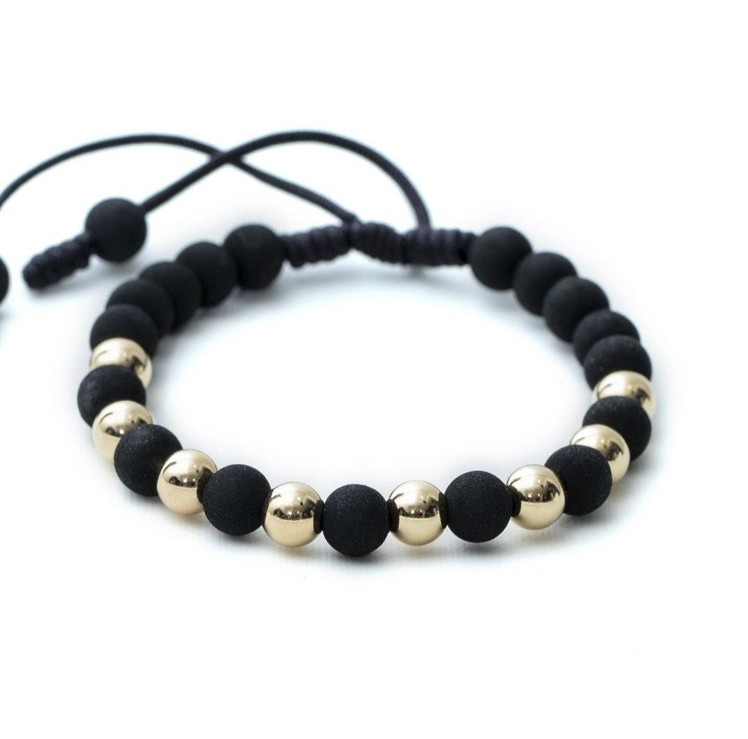 PULSERA NEO BALIN 6MM LAMINADO DE 18K