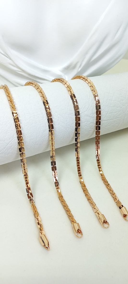 PULSERA VENECIANA CUBOS 20CM