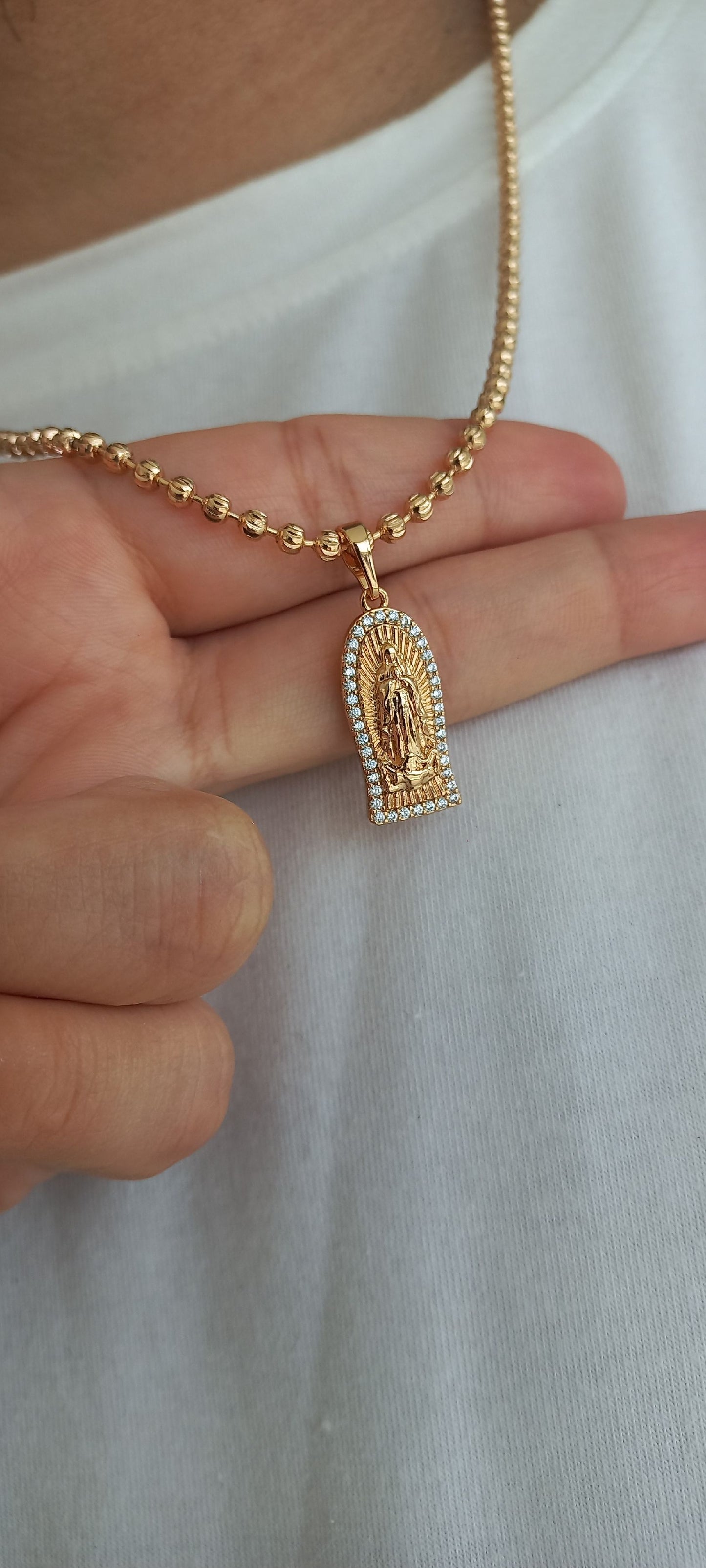 PROMOCION CADEN MILITAR DIAMANTADA ROSADA 3MM 60CM MAS DIJ