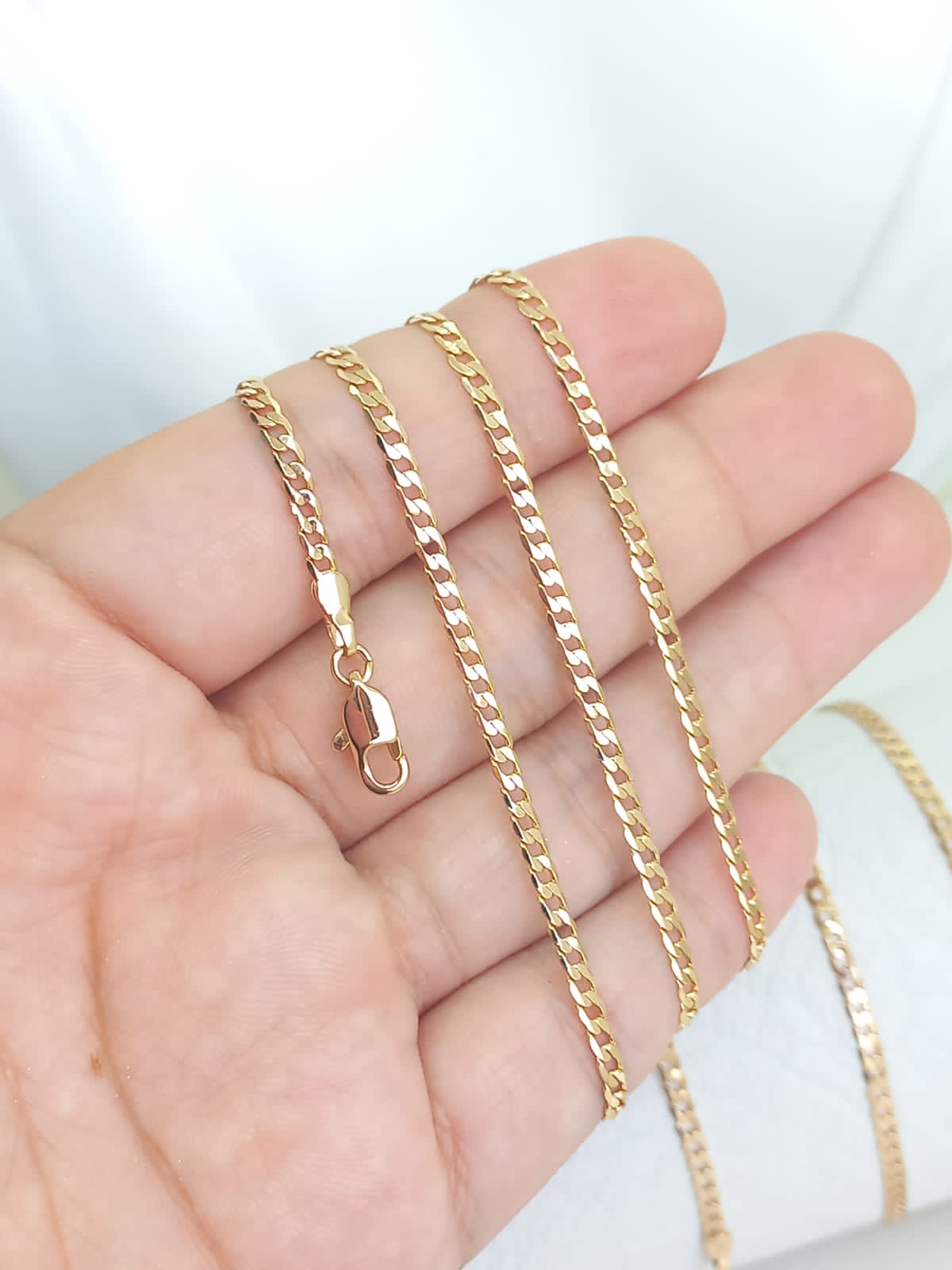 CADENA CUBANA 2.5MM 60CM ROSE
